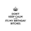 Don’t Keep Calm Cause It’s My Birthday Bitches Bubble-free stickers