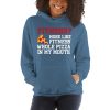 Fitness? More Like Fitness Whole Pizza In My Mouth Unisex Hoodie