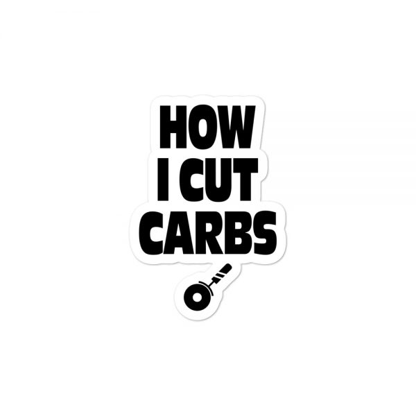 How I Cut Carbs Bubble-free stickers