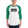 Hug Dealer 3/4 sleeve raglan shirt