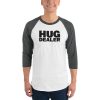 Hug Dealer 3/4 sleeve raglan shirt