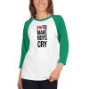 I Love To Make Boys Cry 3/4 sleeve raglan shirt