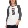 I Love To Make Boys Cry 3/4 sleeve raglan shirt