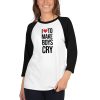 I Love To Make Boys Cry 3/4 sleeve raglan shirt
