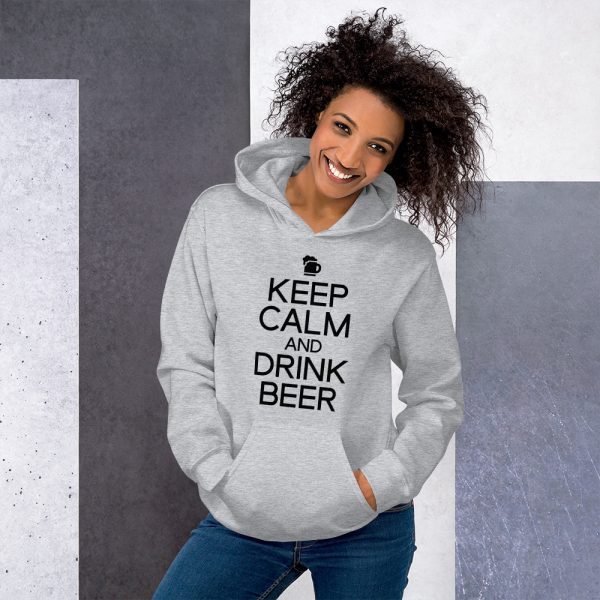 Keep Calm And Drink Beer Unisex Hoodie