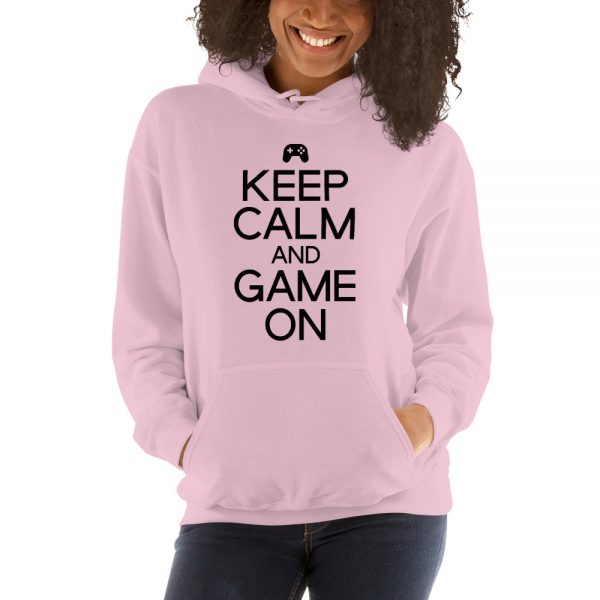 Keep Calm And Game On  Unisex Hoodie