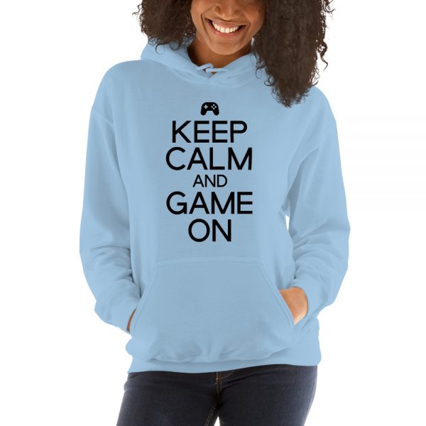 Keep Calm And Game On  Unisex Hoodie