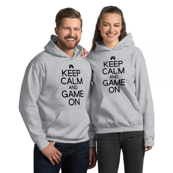 Keep Calm And Game On  Unisex Hoodie