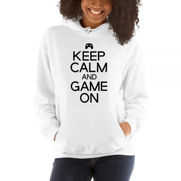 Keep Calm And Game On  Unisex Hoodie