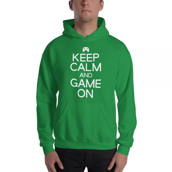 Keep Calm And Game On  Unisex Hoodie