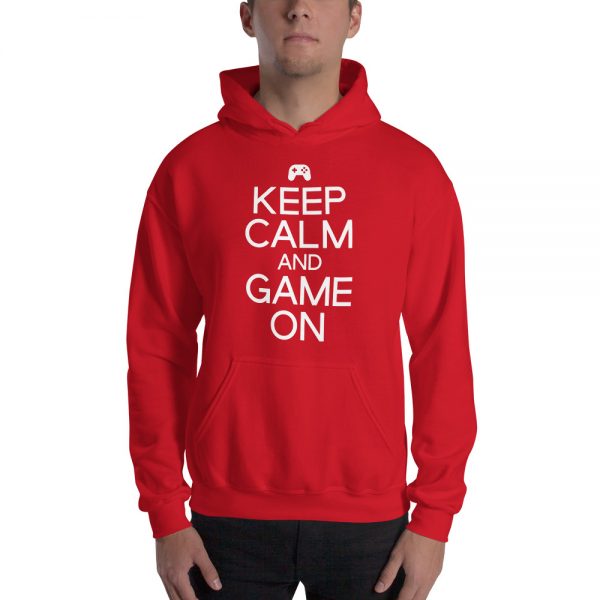 Keep Calm And Game On  Unisex Hoodie