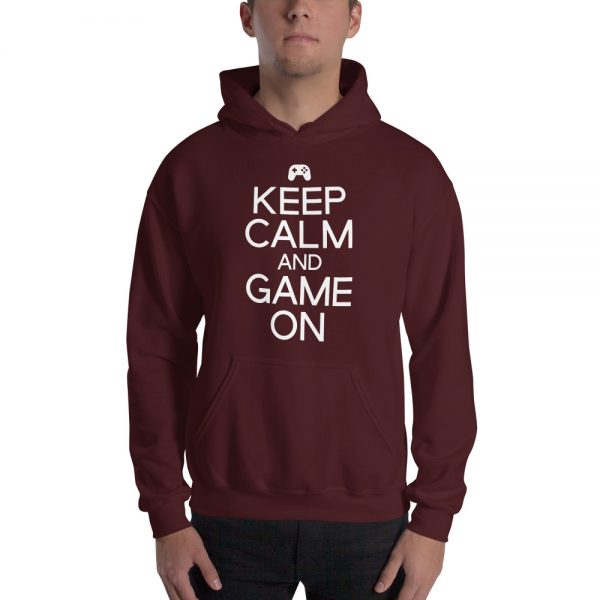 Keep Calm And Game On  Unisex Hoodie