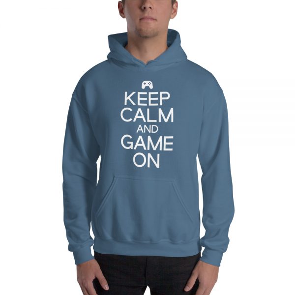 Keep Calm And Game On  Unisex Hoodie