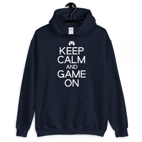 Keep Calm And Game On  Unisex Hoodie
