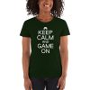 Keep Calm And Game On Women's short sleeve t-shirt