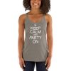 Keep Calm And Party On Women's Racerback Tank